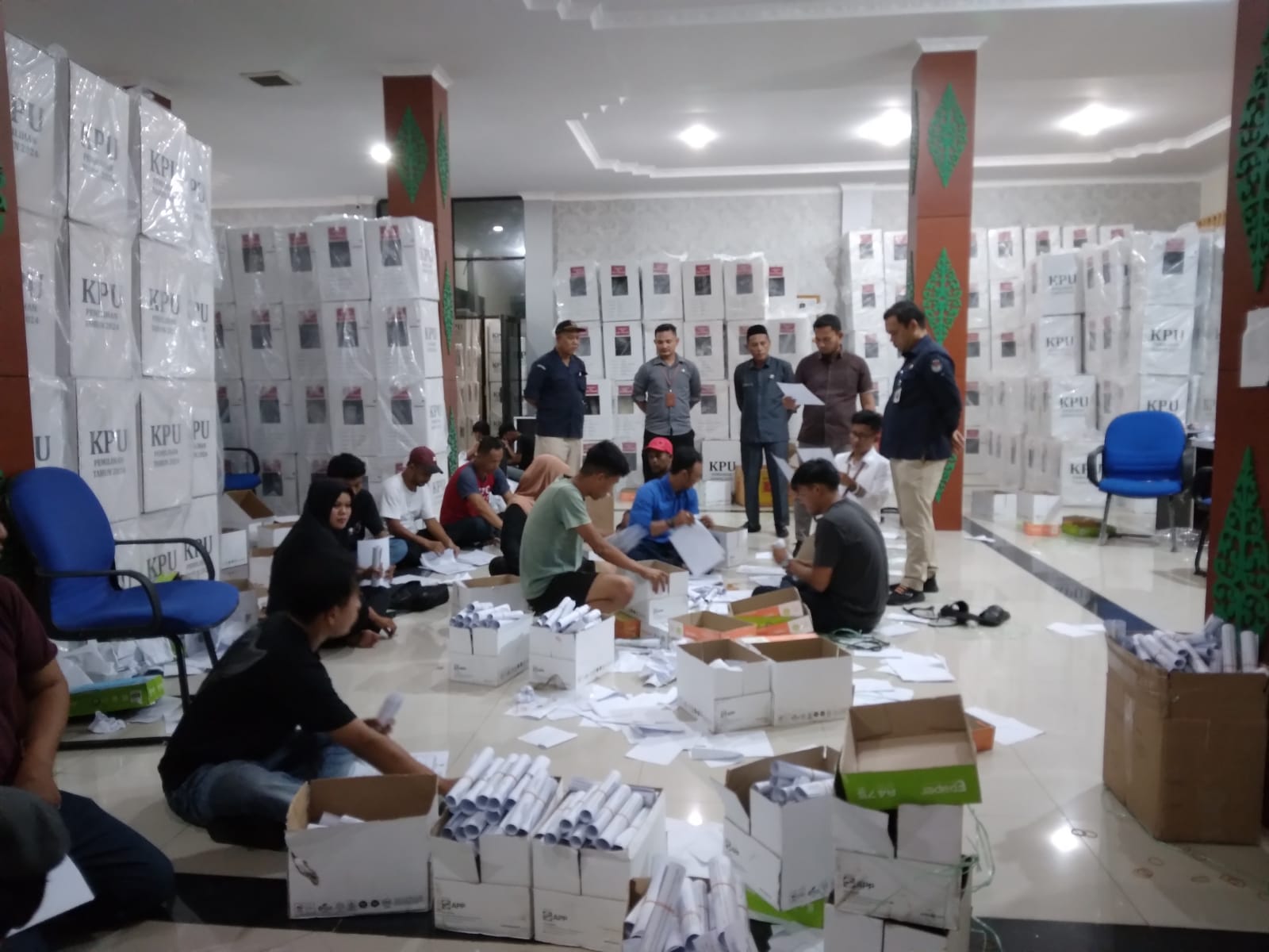 Pengawasan Logistik oleh Bawaslu Bengkalis 